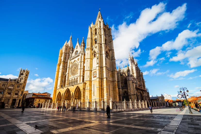 Gothic Cathedral of Leon, Castilla Leon, Spain