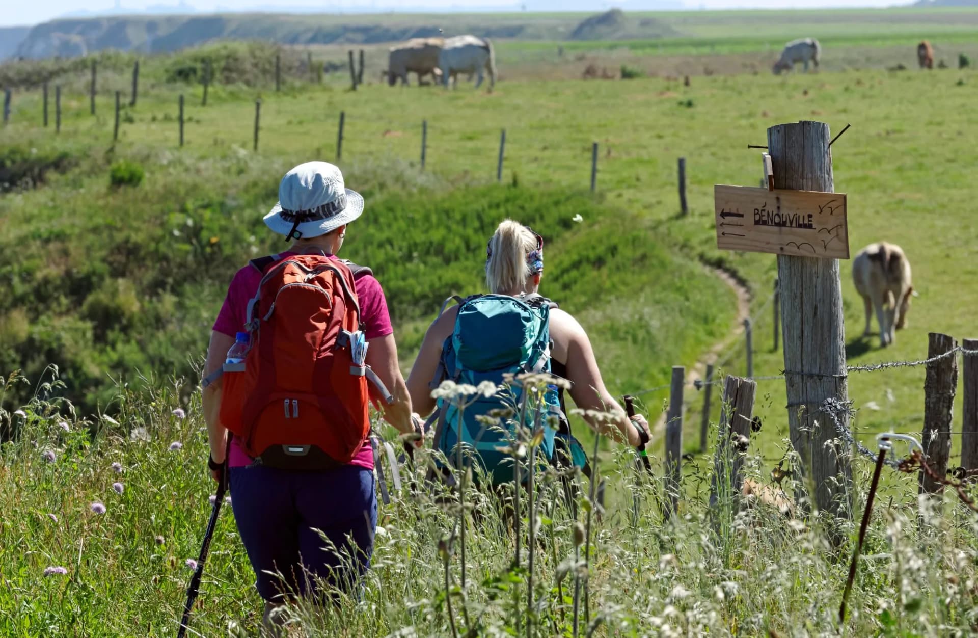 Normandy hikers
